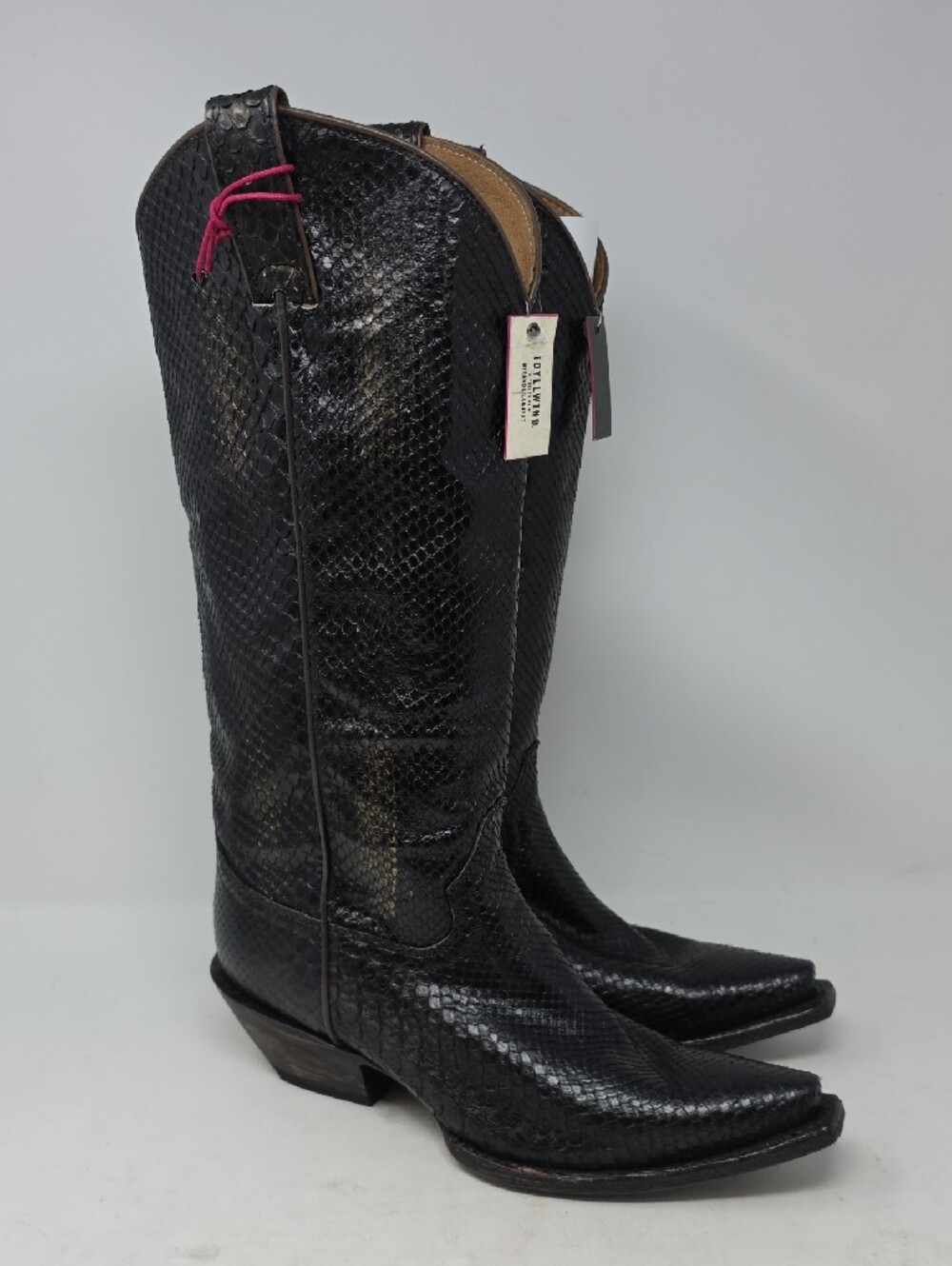 Idyllwind Women's Slay Exotic Python Tall Western Boots Snip Toe Size 9 - Picture 3 of 6